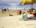 Playa impresionista Hourtide Edward Henry Potthast